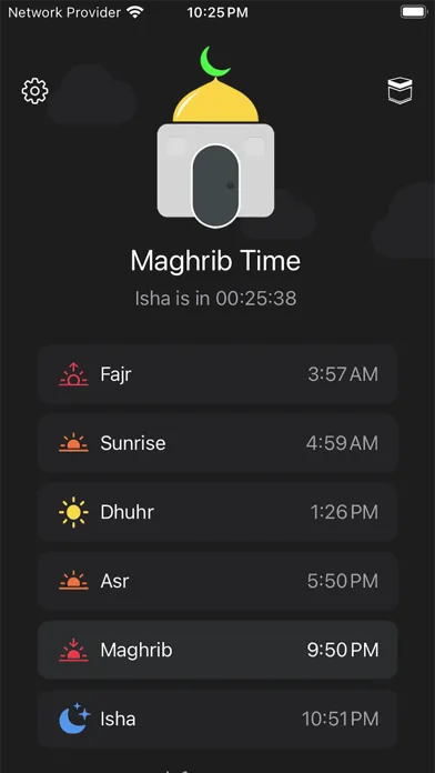 Captures d'écran de Athan - Prayer Times