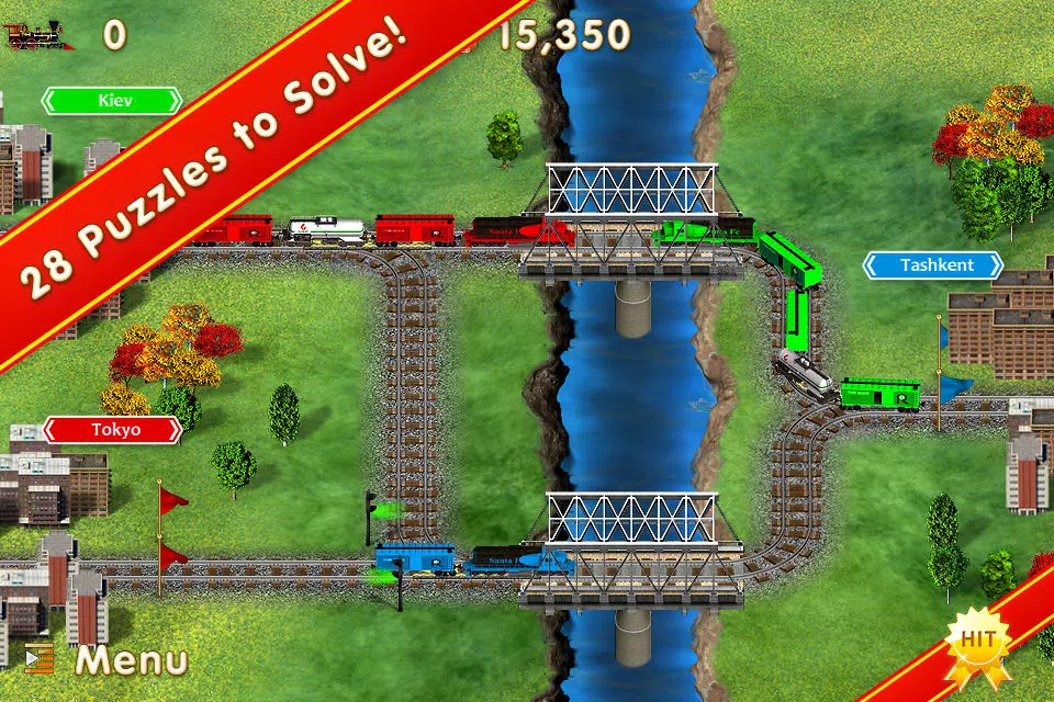 Tangkapan skrin Train Titans Lite