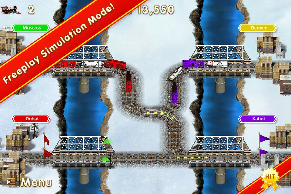 Tangkapan skrin Train Titans Lite