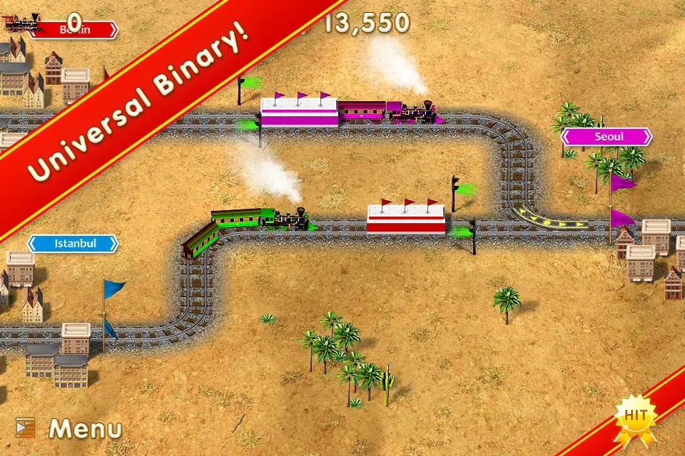 Tangkapan skrin Train Titans Lite