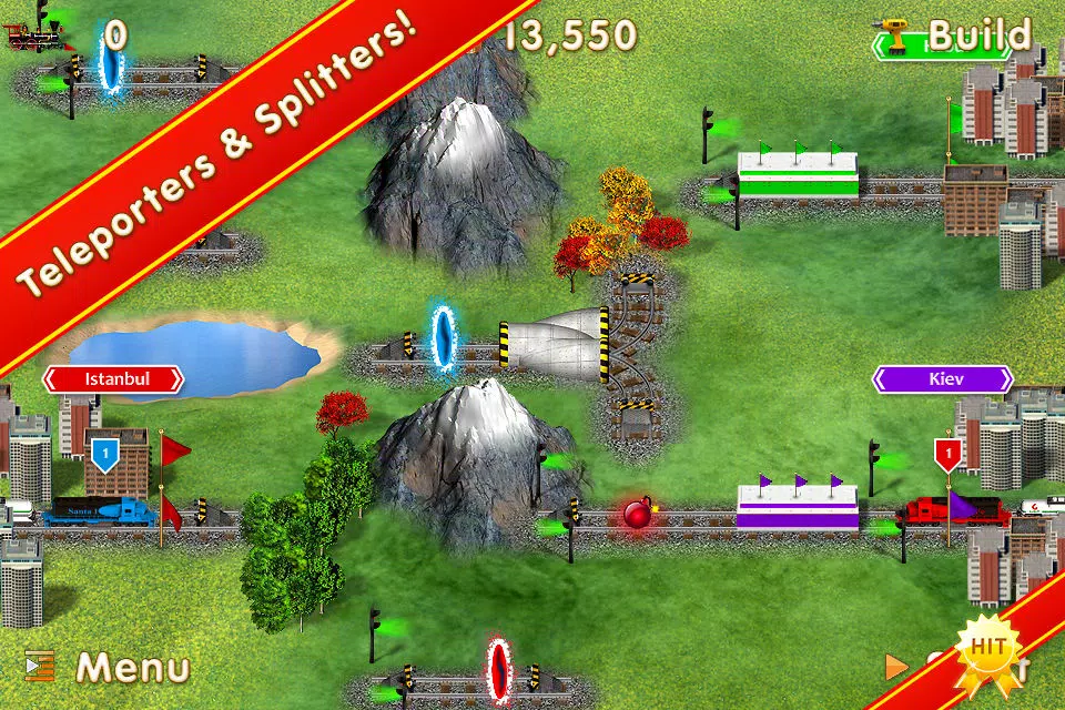 Tangkapan skrin Train Titans Lite