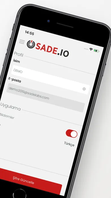 SADE.IO Dashboard应用截图
