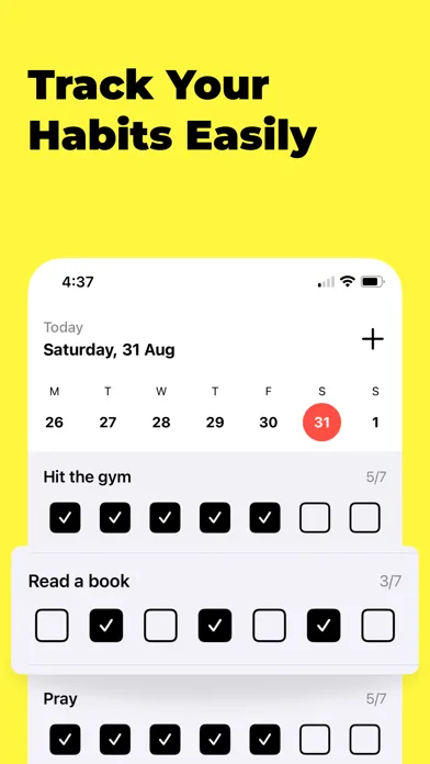 Habit - App Ekran Görüntüleri