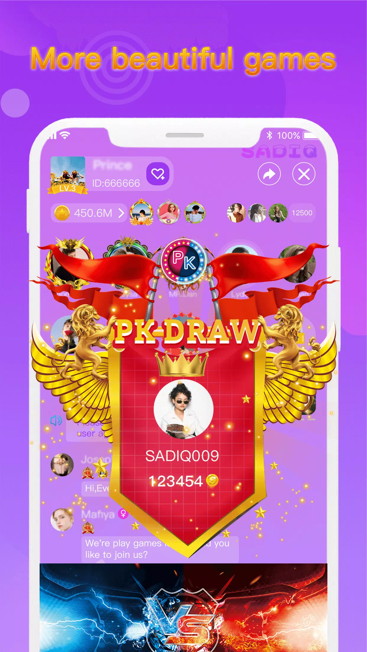 Sadiq - Group Voice Chat Room的應用截圖4