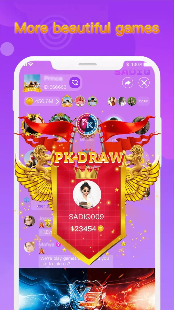 Sadiq - Group Voice Chat Room Screenshots