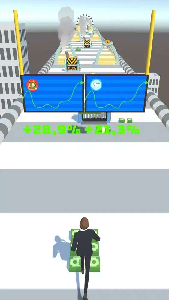 Capturas de tela do Crypto Rush 3D