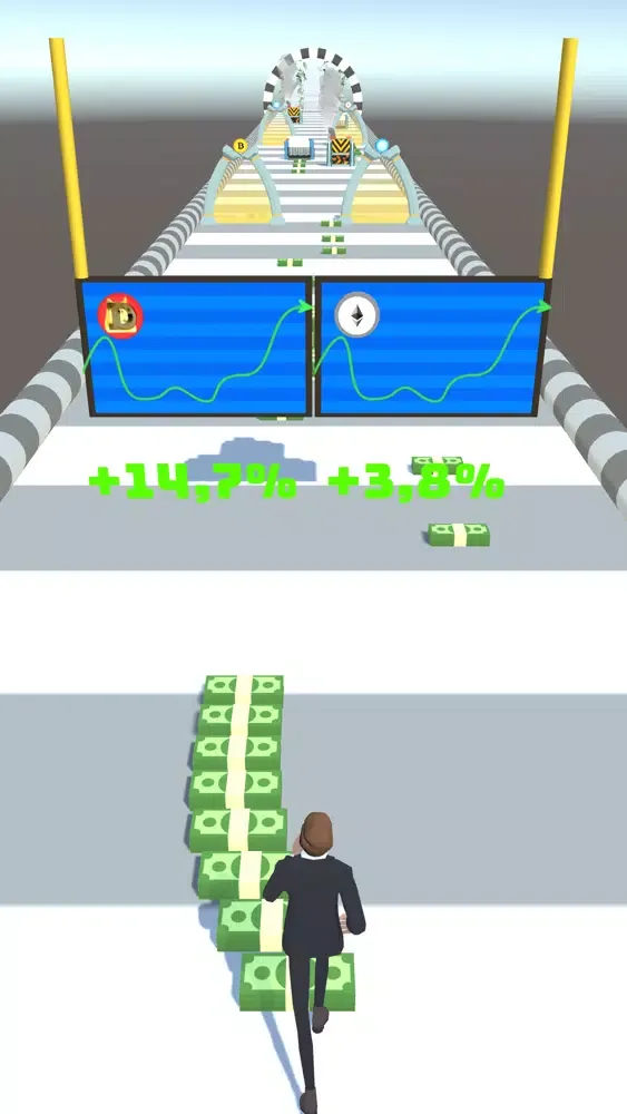 Capturas de tela do Crypto Rush 3D