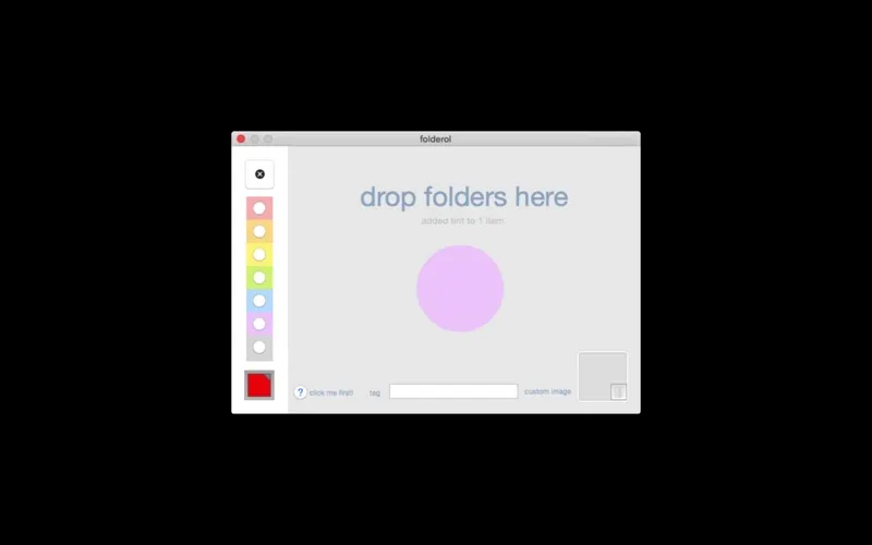 Screenshot di folderol