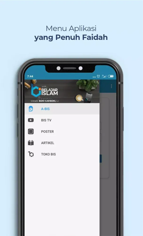 Capturas de tela do Belajar Islam