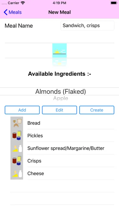 Скриншоты Simple Meal Planner