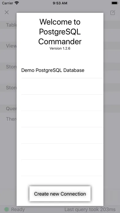 Capturas de pantalla de PostgreSQL Commander