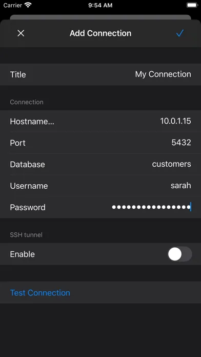 Capturas de pantalla de PostgreSQL Commander