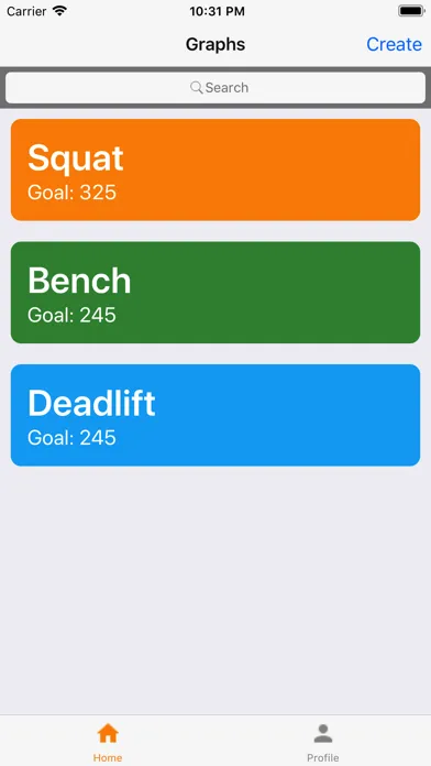 Captures d'écran de Vestige - Track Your Goals