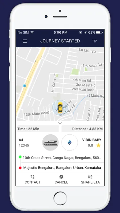 ภาพหน้าจอของ Safar App