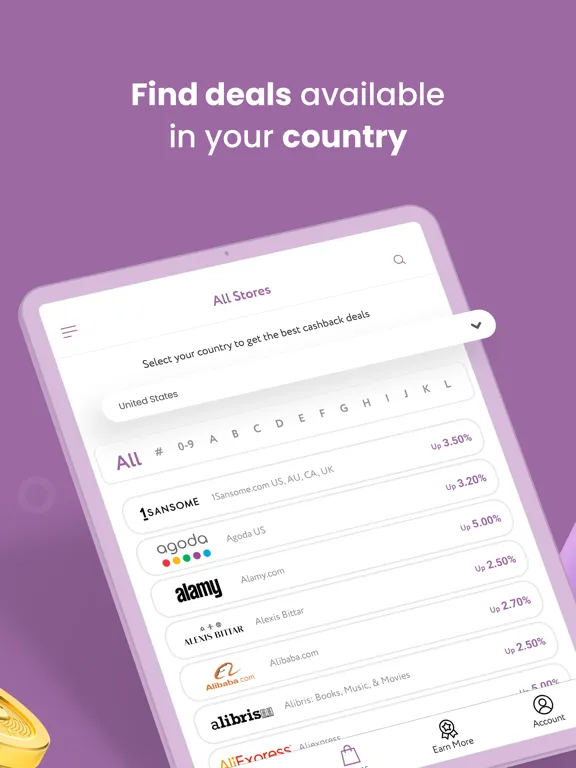 Ảnh chụp màn hình của Rewards Bunny Extension iPad 
