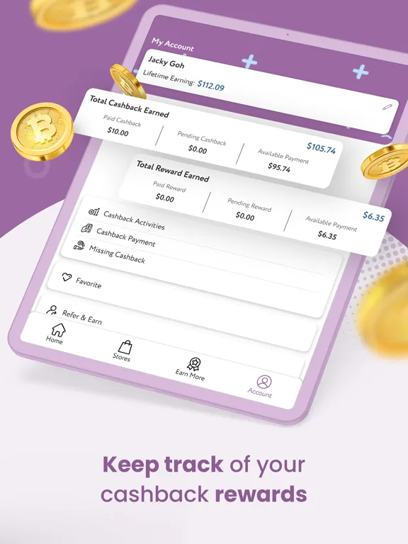 Ảnh chụp màn hình của Rewards Bunny Extension iPad 