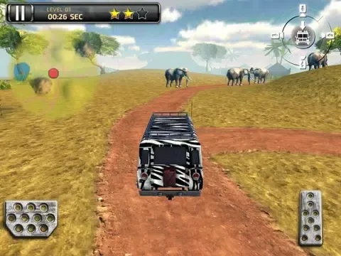 3D Safari Parking Free - Realistic Lion, Rhino, Elephant, and Zebra Adventure Simulator Games iPad 应用截图
