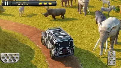 3D Safari Parking Free - Realistic Lion, Rhino, Elephant, and Zebra Adventure Simulator Games应用截图