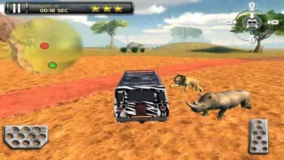 3D Safari Parking Free - Realistic Lion, Rhino, Elephant, and Zebra Adventure Simulator Games应用截图