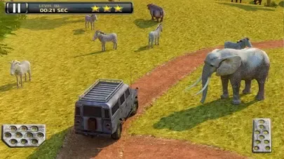 3D Safari Parking Free - Realistic Lion, Rhino, Elephant, and Zebra Adventure Simulator Games应用截图