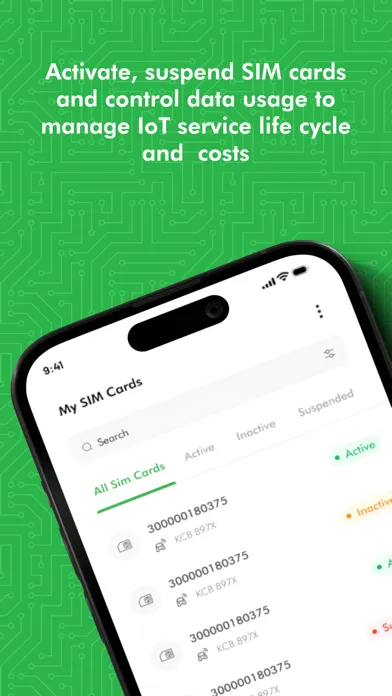 Скриншоты Safaricom IoT SIM Management