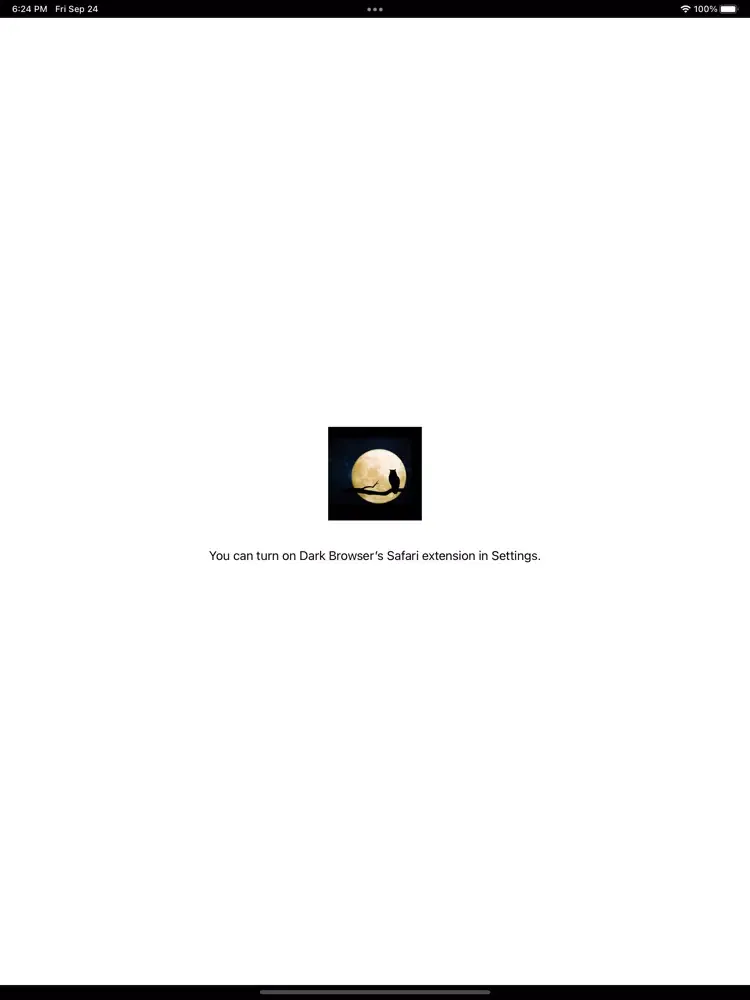 Capturas de pantalla de Dark Mode for browser iPad 