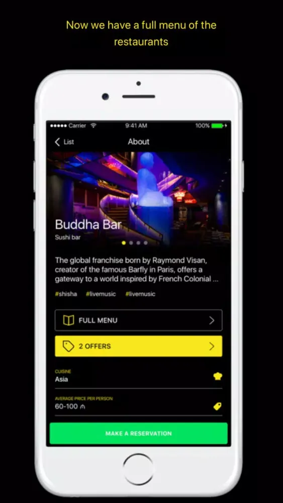 TapTable Screenshots