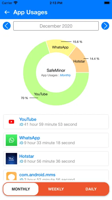 SafeMinor Ekran Görüntüleri