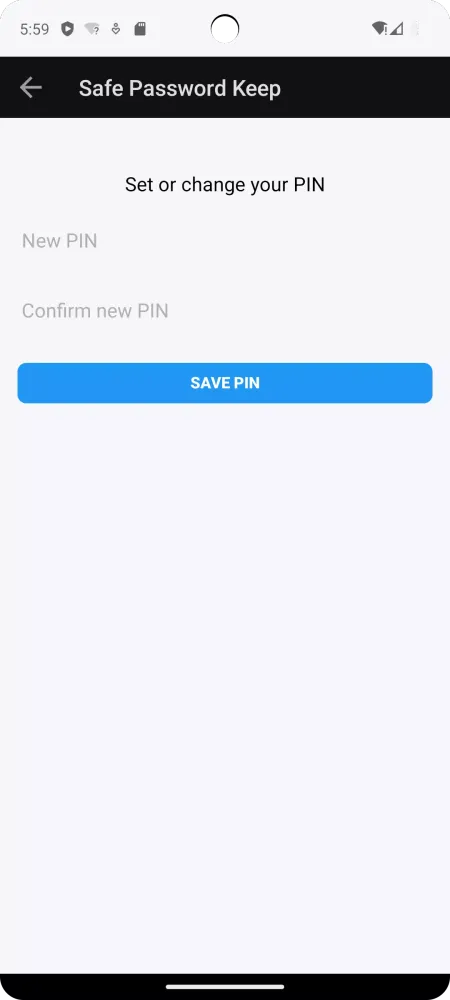 Скриншоты Safe Password Keep