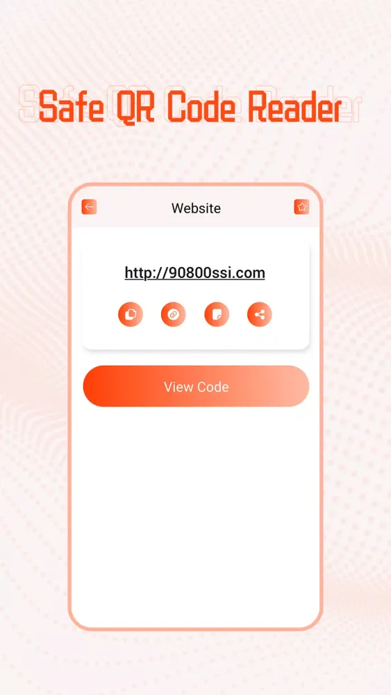 Capturas de tela do Safe QR Code Reader