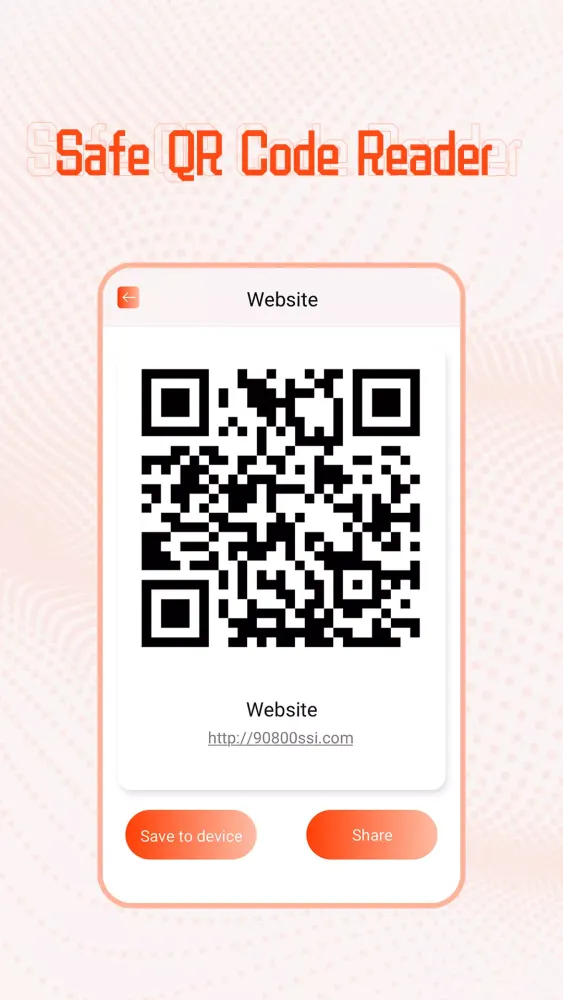 Capturas de tela do Safe QR Code Reader
