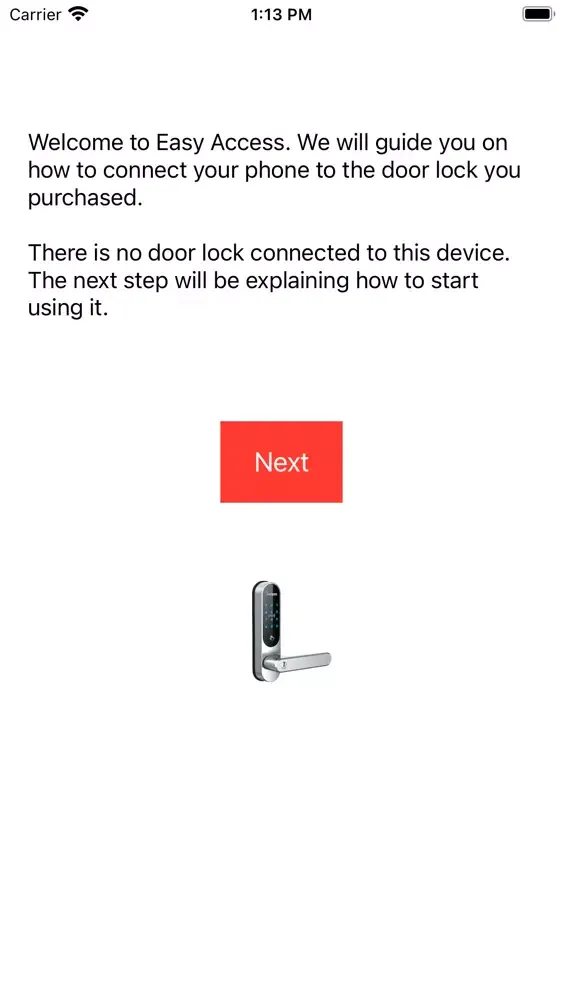 Ảnh chụp màn hình của Easy Access BLE