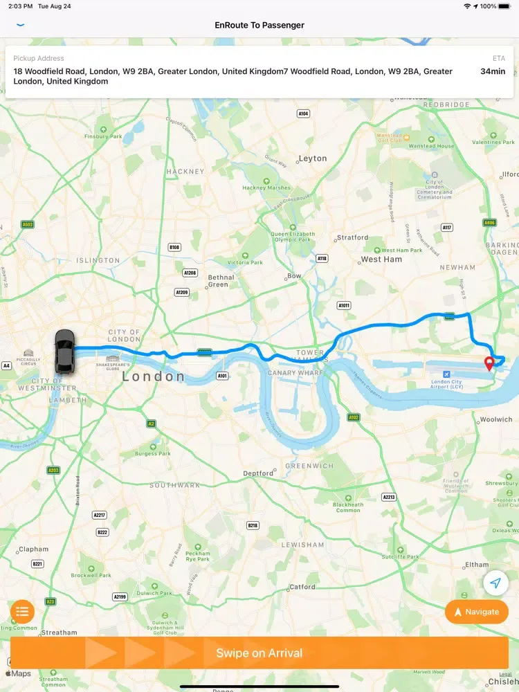 Captures d'écran de SAFE4U Driver iPad 
