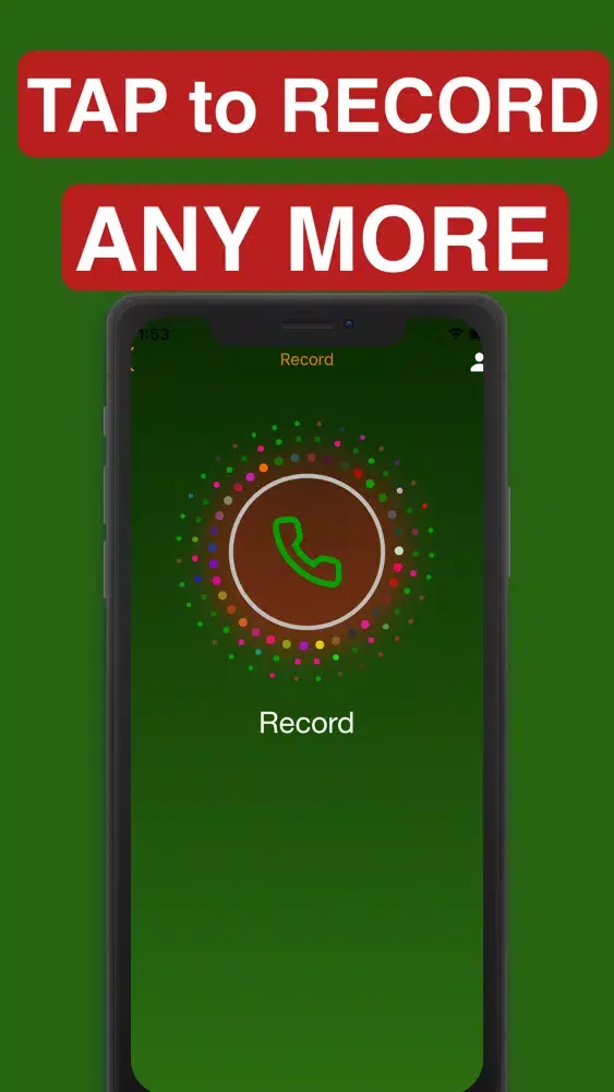 ภาพหน้าจอของ Automatic Call Recorder ACR