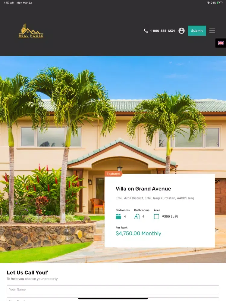 Zrzuty ekranu Real House IQ iPad 