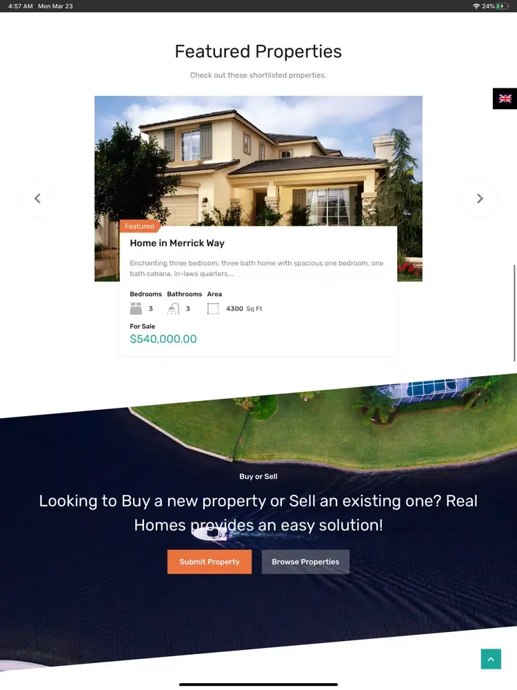 Zrzuty ekranu Real House IQ iPad 