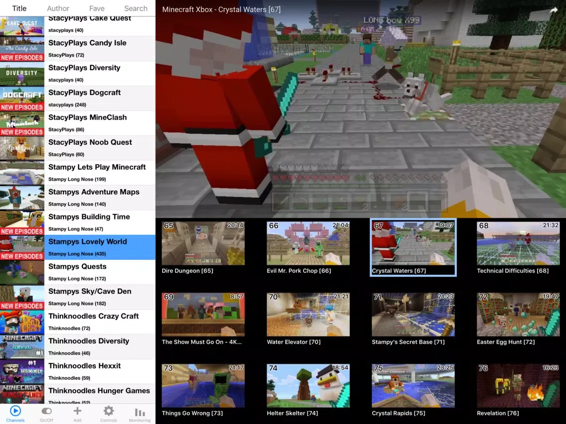 تصاویر Mineflix Minecraft FreeYouTube iPad 