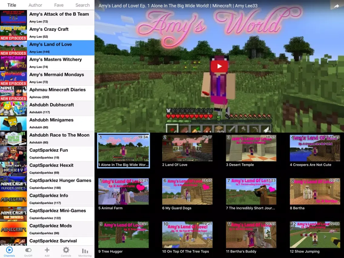 تصاویر Mineflix Minecraft FreeYouTube iPad 