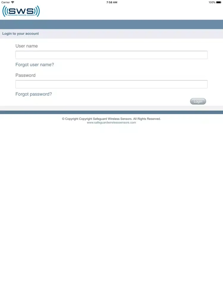 Safeguard Wireless Mobile iPad  Screenshots