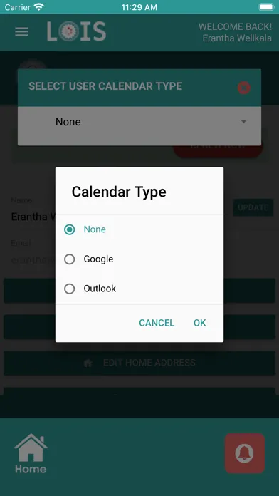 Zrzuty ekranu LOIS Safety App