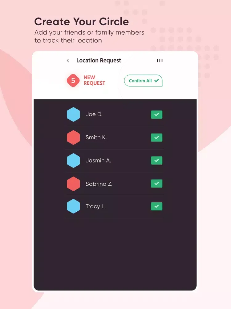 Tangkapan skrin safePoint - secured point iPad 