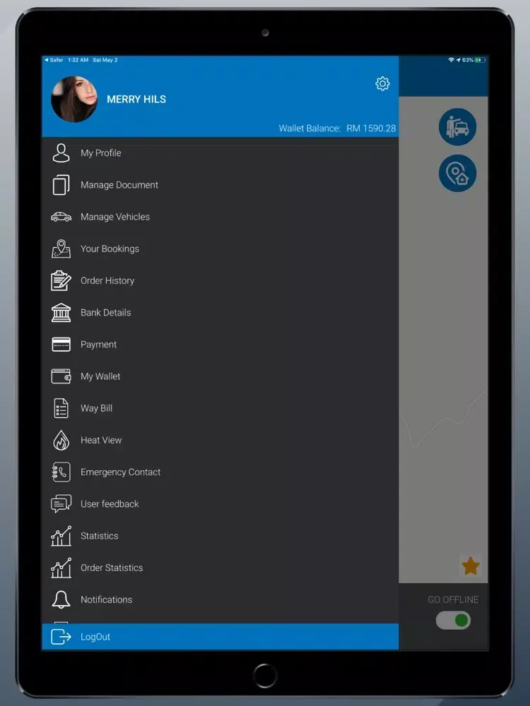 Captures d'écran de Safer Driver App iPad 