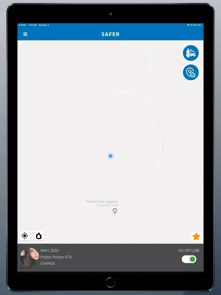 Captures d'écran de Safer Driver App iPad 