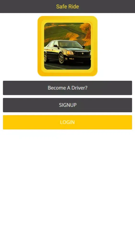 Zrzuty ekranu Safe Ride Booking Transportation