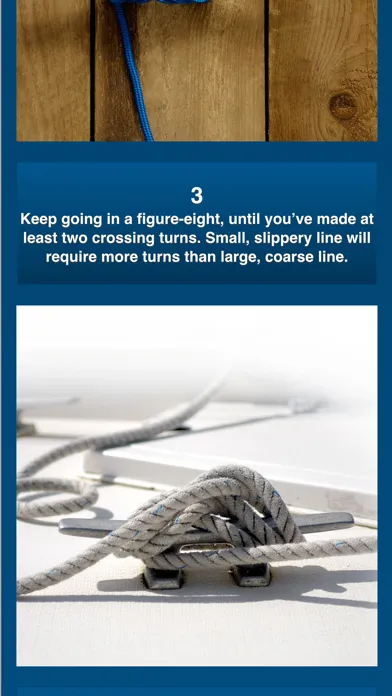 Capturas de pantalla de Knot Bible - the 50 best boating knots