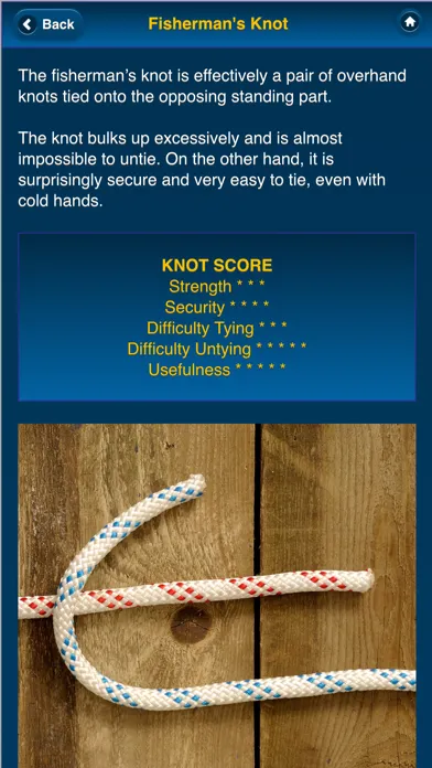 Capturas de pantalla de Knot Bible - the 50 best boating knots