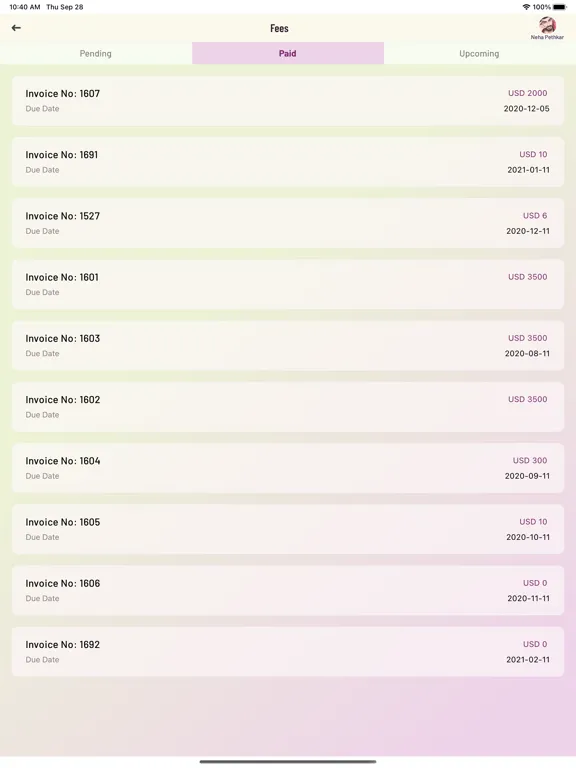 ParentApp SafeStudent iPad  Screenshots
