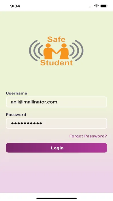 ParentApp SafeStudent Screenshots