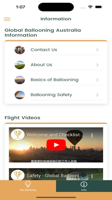 Global Ballooning Australia 스크린샷