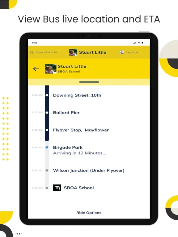 SafeBus Parents: Bus Tracking iPad  Ekran Görüntüleri